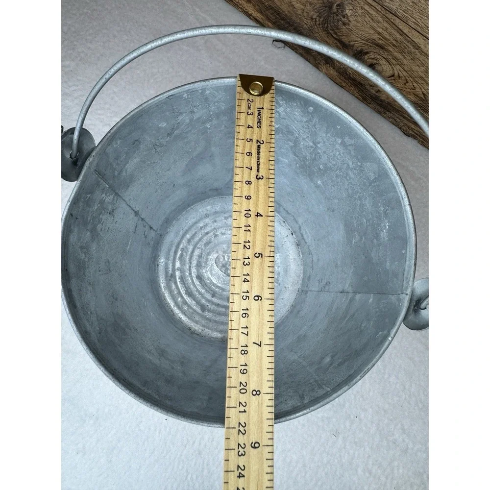 Lot Of 2 Corona Extra Beer Ice Bucket 5 Qt Galvanized Metal Party Bucket Vintage